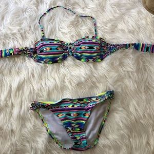 AZTEC PATTERNED BIKINI SET